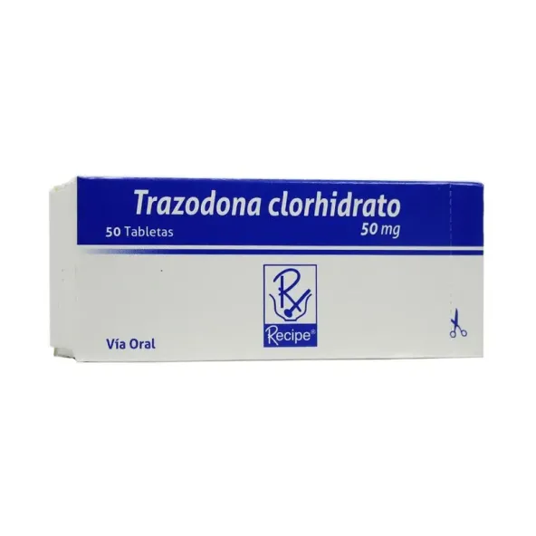 TRAZODONA 50 MG X 50 TABLETAS