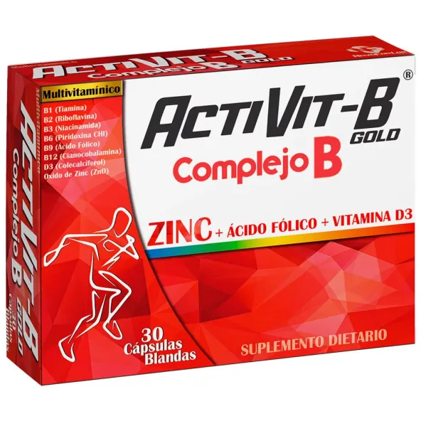 ACTIVIT-B GOLD COMPLE B+ACIDO FO+VITA D3 X 30 CAP