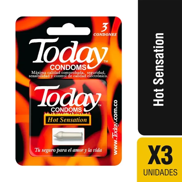 CONDON TODAY ESPERMICIDA X 3 UNDS