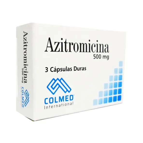 AZITROMICINA 500 MG CAJA 3 CAP PC