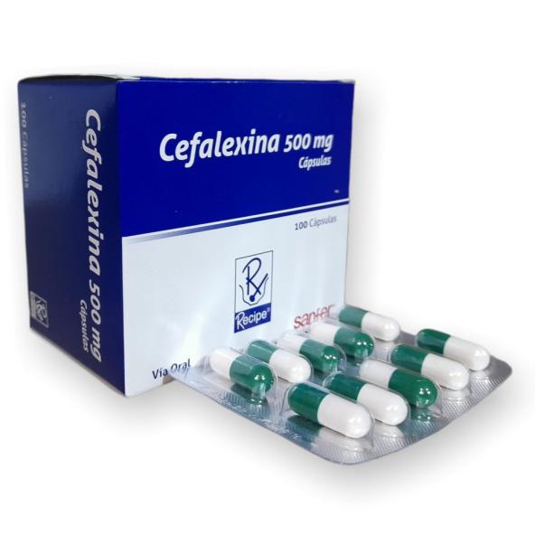 CEFALEXINA 500 MG 100 CAPSULAS RC