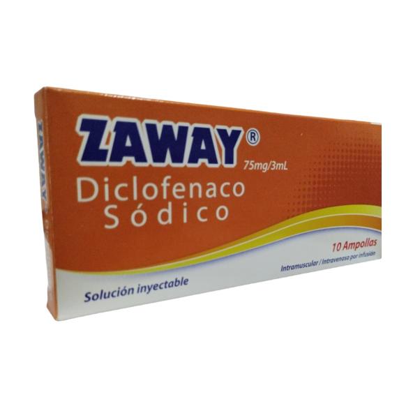 ZAWAY (DICLOFENACO) 75 MG/3ML X 10 AMP