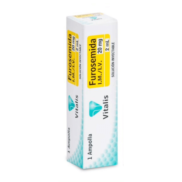 FUROSEMIDA 20MG/2ML 1 AMPOLLA VT