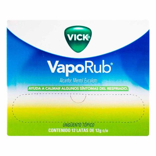 VICK VAPORUB 12 GR 12 UND