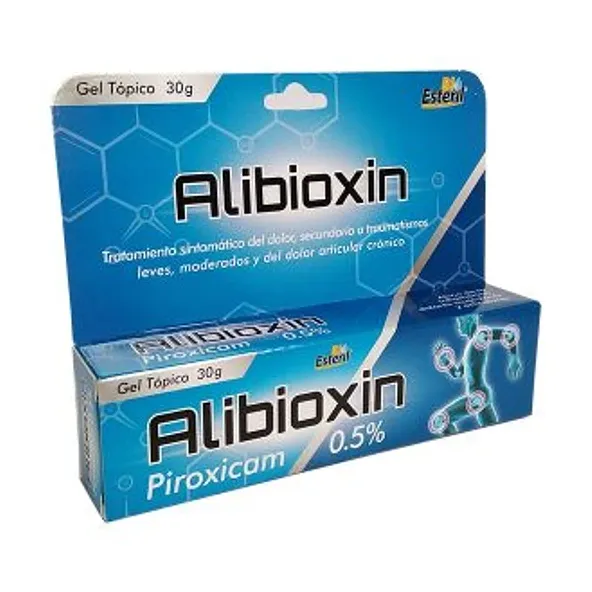 PIROXICAM ALIBIOXIN 0.05% GEL TOPICO 30 GR