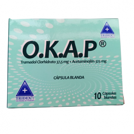 O.K.A.P TRAMA+ACETA X 10 CAP