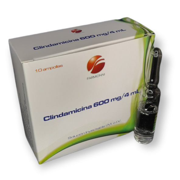 CLINDAMICINA 600MG X 10 AMP FARM