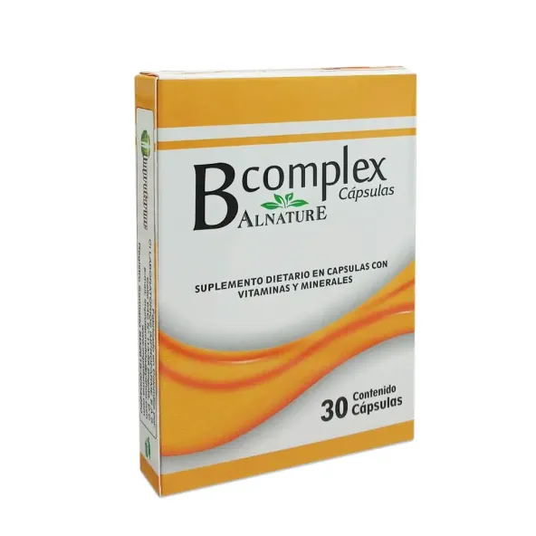 B COMPLEX COMPLEJO  X 30 CAP