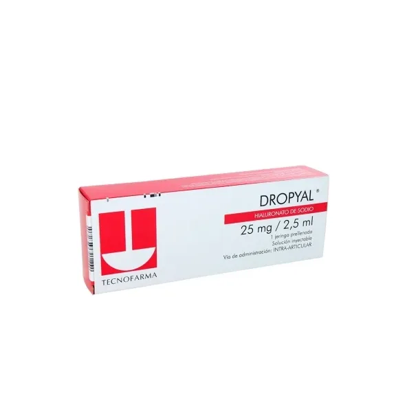 DROPYAL hialunorato de sodio 25mg/2.5ml