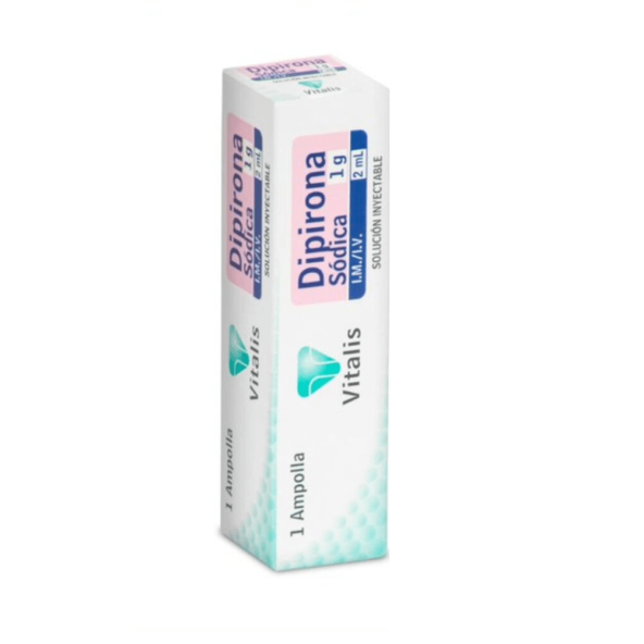 DIPIRONA 1G/2ML 1 AMPOLLA VT