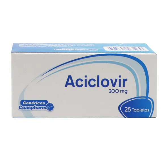 ACICLOVIR 200MG X 25 TB