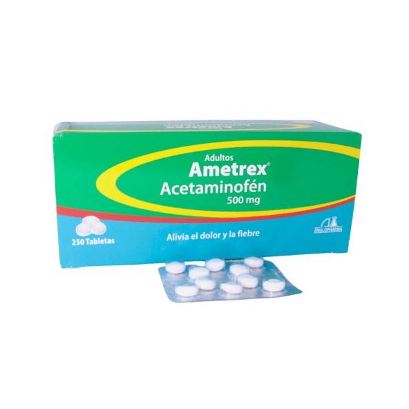 ACETAMINOFEN AMETREX  500MG X 250 TAB  ANGLO