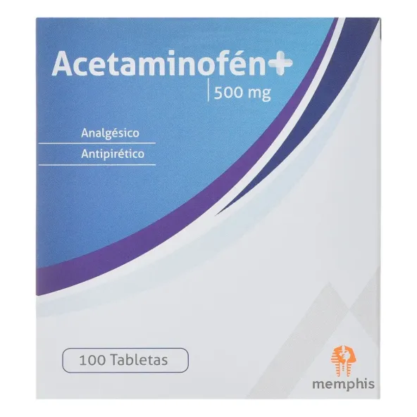 ACETAMINOFEN 500 MG 100 TBS MP(01-2026)