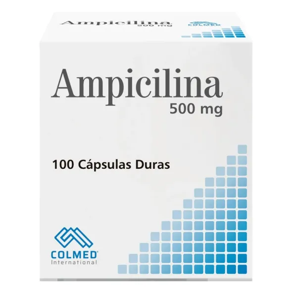 AMPICILINA 500 MG CAJA 100 CAP PC