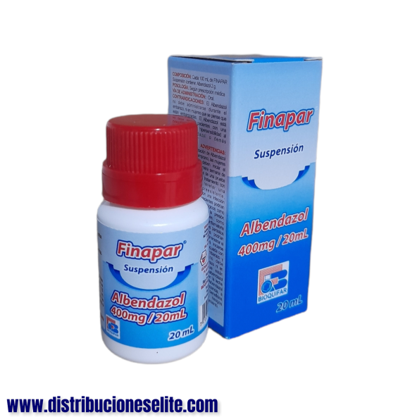 FINAPAR ALBENDAZOL SUSP X 20 ML