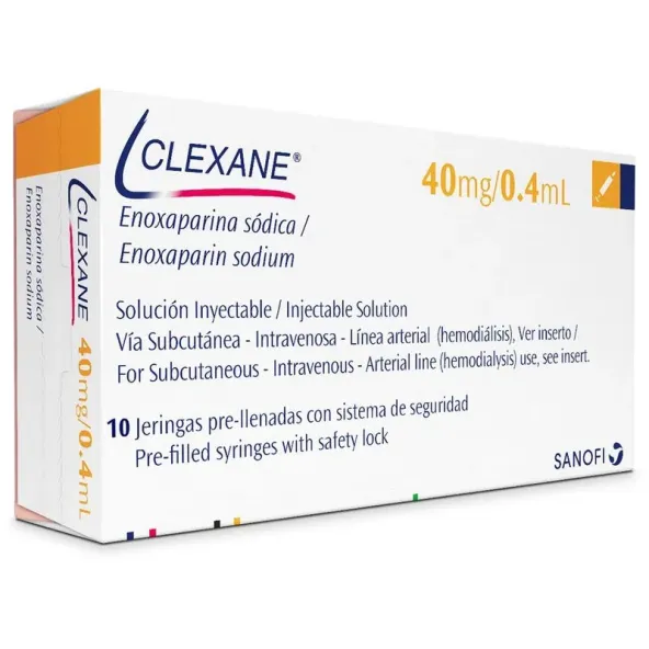 CLEXANE ENOXAPARINA 40 MG / 0.4ML X 10