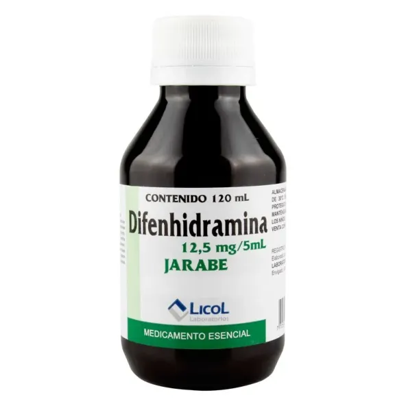 DIFENHIDRAMINA JARABE 120 ML LC