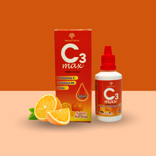 VITAMINA C 3MAX  X 30 ML NARANJA