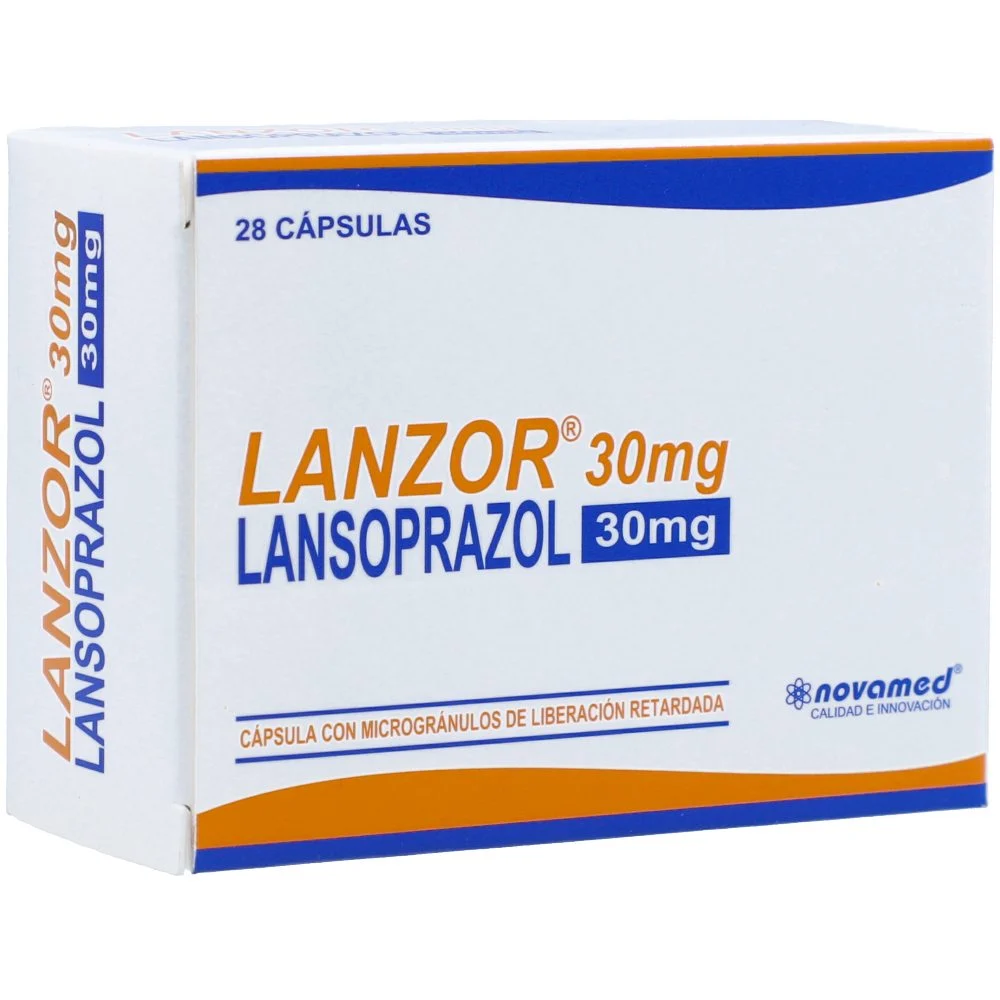 LANSOPRAZOL"LANZOR" 30 MG 28 CAPSULAS