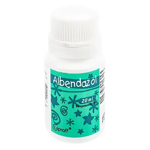 ALBENDAZOL SUSPENSION 20 ML LP