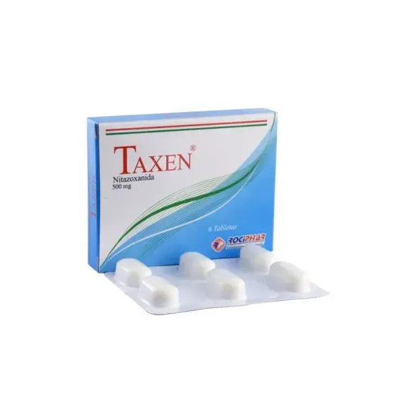 TAXEN NITAZOXANIDA X500G X 6 TB