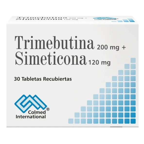 TRIMEBUTINA SIMETICON.200/120MG 30TBS PC