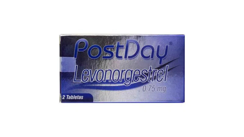 POSTDAY 0.75 MG X 2 TABLETAS