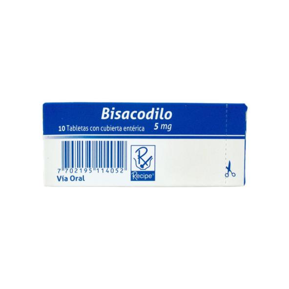 BISACODILO 5 MG X 100 TABLETAS RC