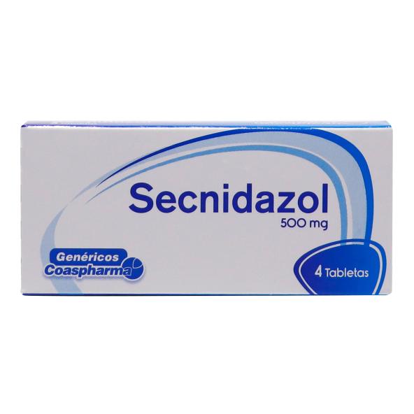 SECNIDAZOL 500 MG X 4 TAB