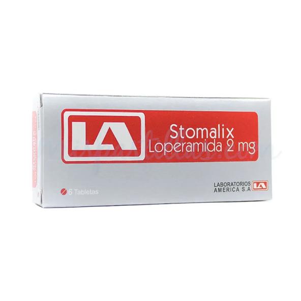 STOMALIX LOPERAMIDA 2 MG 6 TBS LA