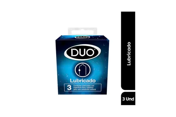 CONDON DUO (LUBRICADO) X 3 UND