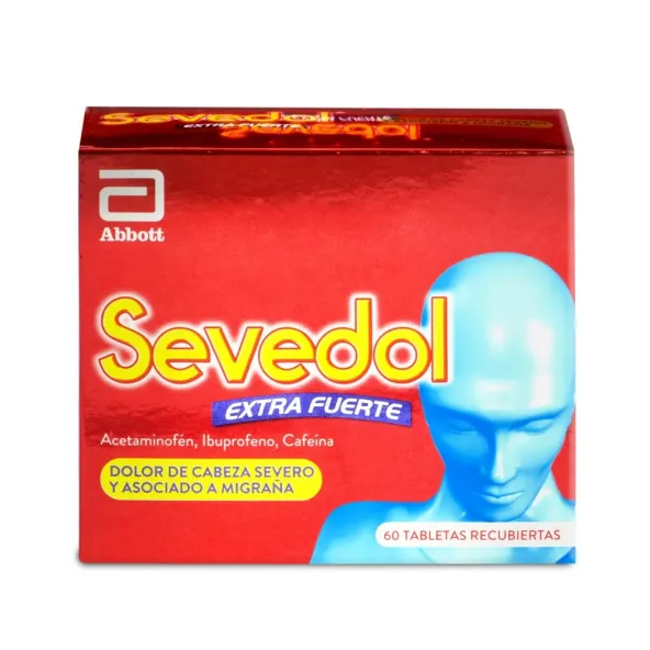 SEVEDOL EXTRA FUERTE 60 TABLETAS