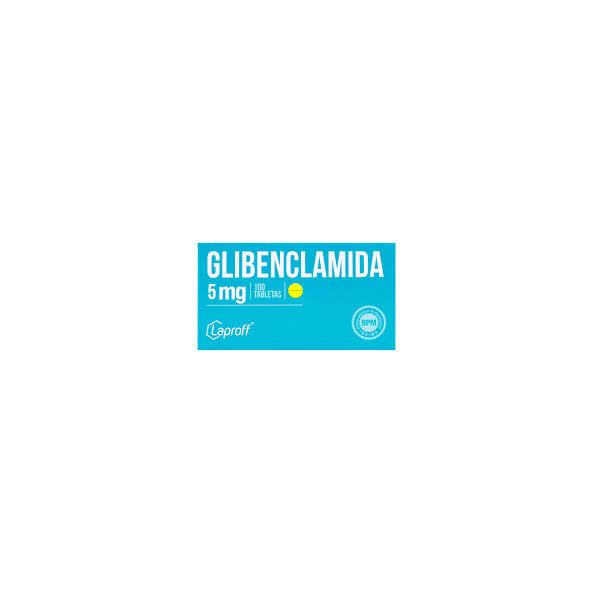 GLIBENCLAMIDA 5 MG 100 TABLETAS LP