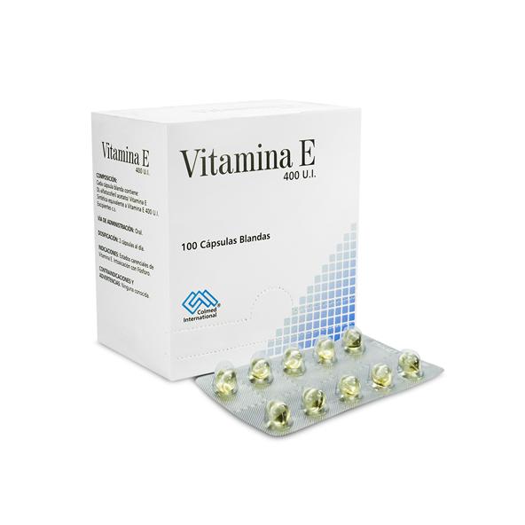 VITAMINA E 400 U I BLISTER X 100CAP COLMED