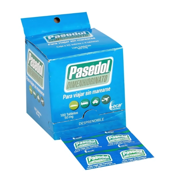 Pasedol 50 mg 100 Tabletas